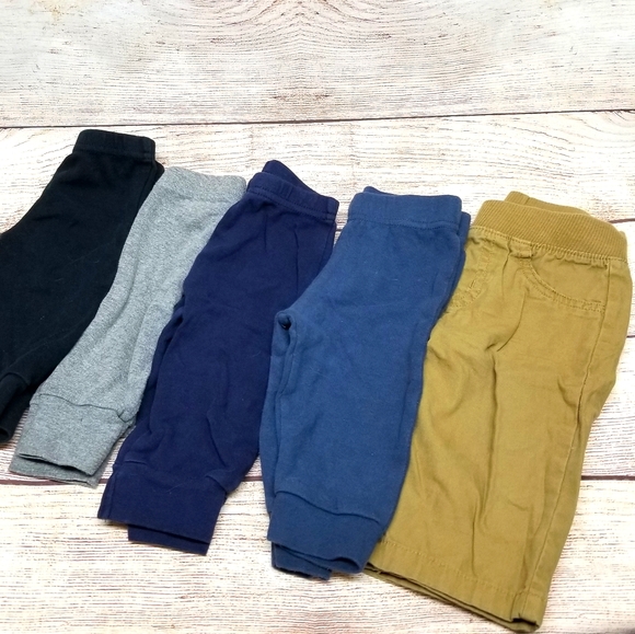 3-6 month baby boy pants bundle